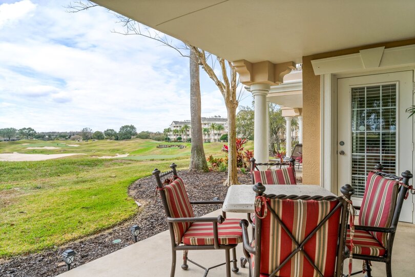 Breathtaking views of the golf course, a perfect spot for morning coffee or evening relaxation