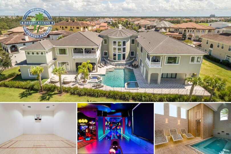 Welcome to The Luxury Bowling Mansion, an extraordinary vacation retreat located in the heart of Kissimmee, FL.