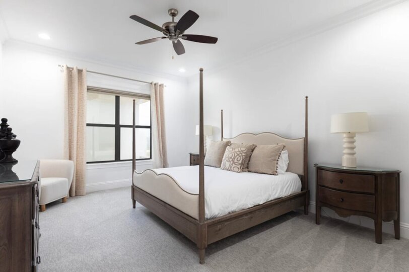 Rejuvenate in style on this deluxe King bed, where every detail is tailored for exceptional comfort and a perfect night's rest