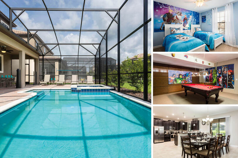 Orlando Oasis 6 Bedroom Villa, Orlando Villa 6652, Davenport, United States