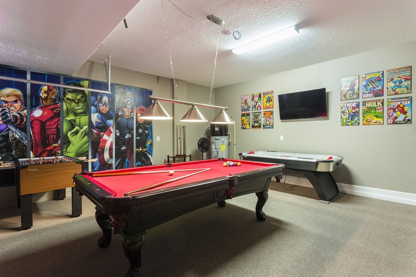 The whole family will love playing all day in the fun game room