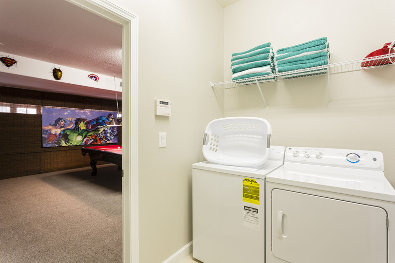 The villa even has a private washer and dryer available for your use