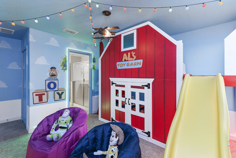 A fun area for kids to relax and play