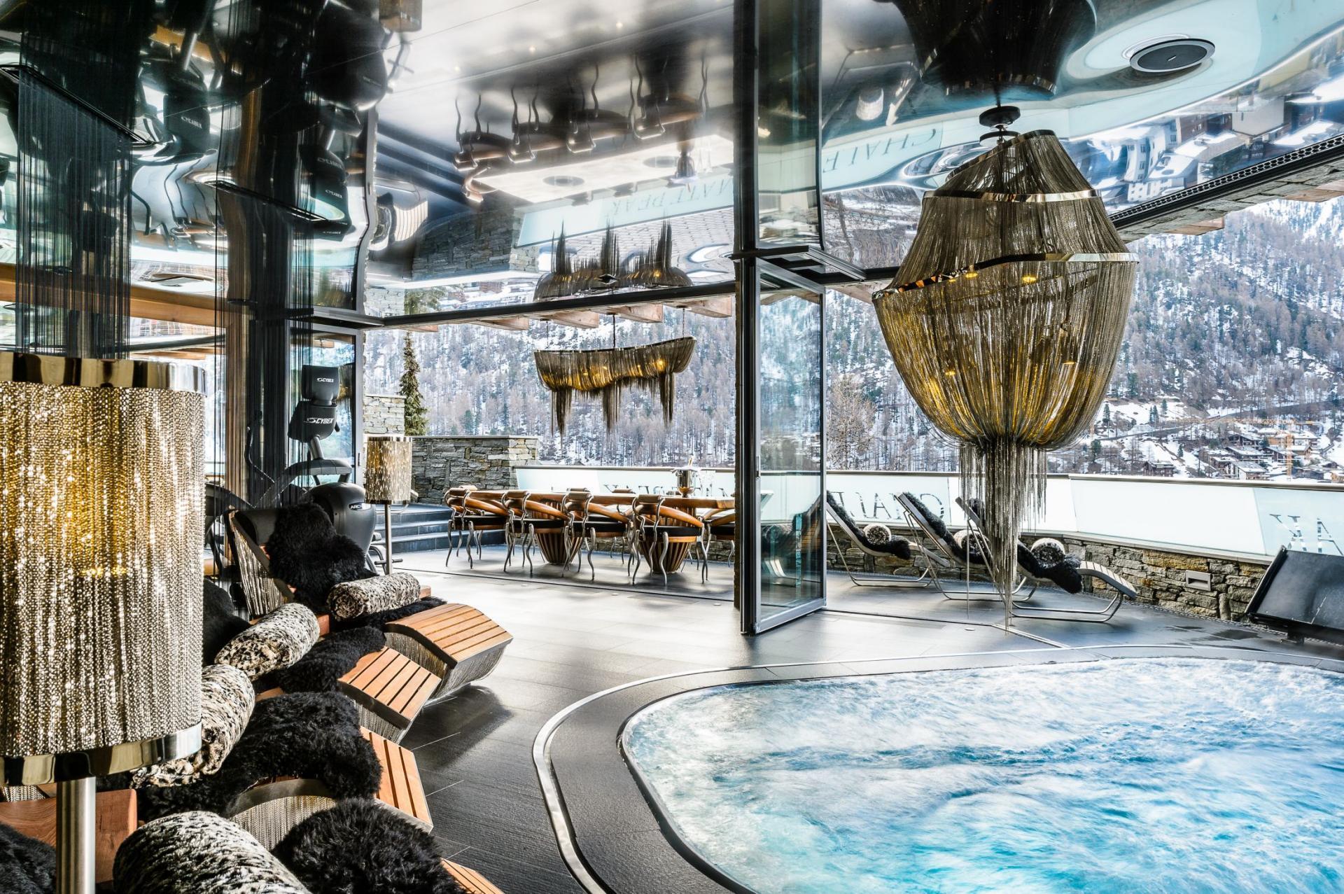 Matterhorn Views & Alpine Elegance, Luxury Valais Chalet 1407