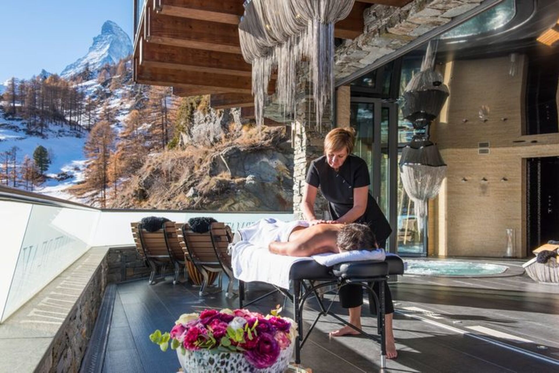 Matterhorn Views & Alpine Elegance, Luxury Valais Chalet 1407