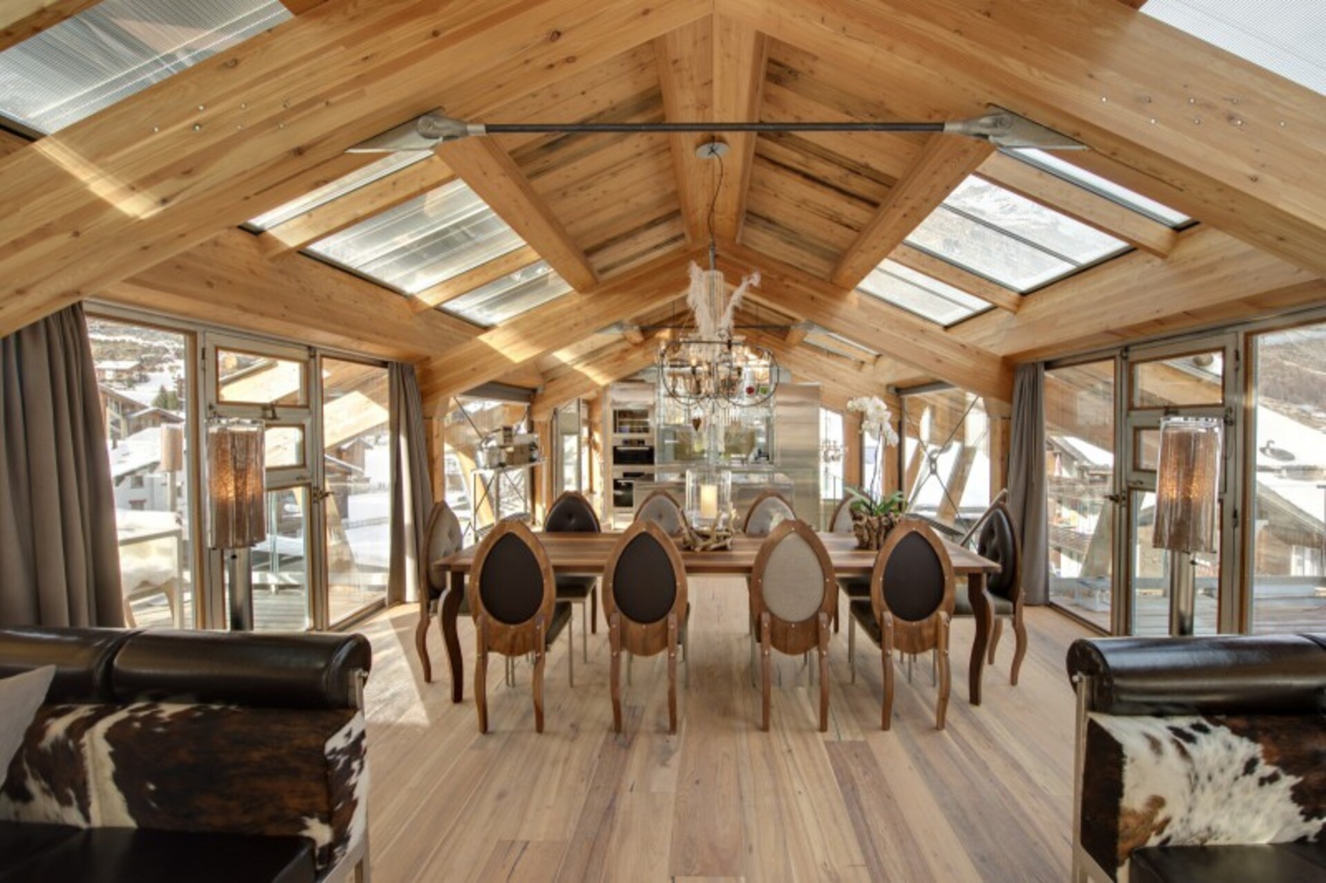Elevated Elegance with a View of the Matterhorn, Valais Chalet 1012