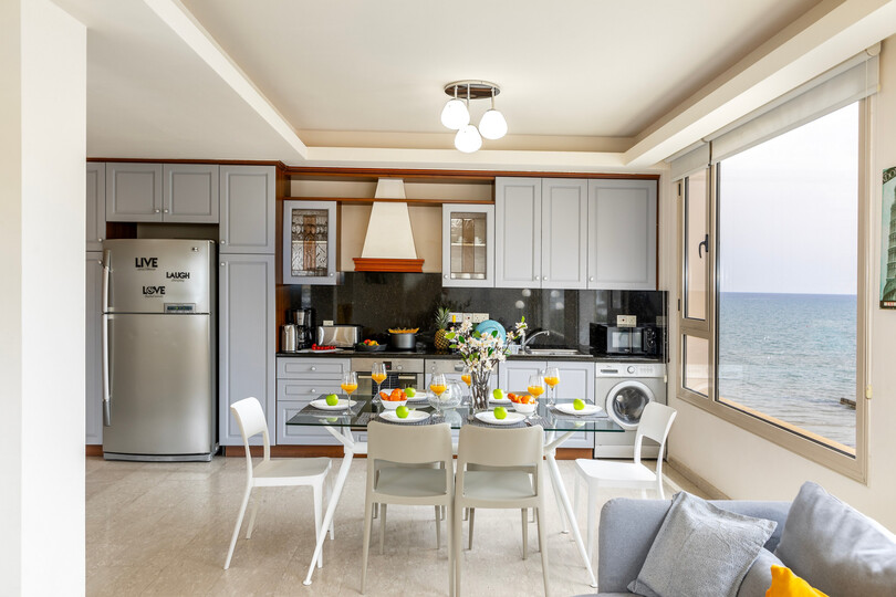 5 Star Eftyhia Beachfront Suite – Stylish Seafront Escape in Larnaca