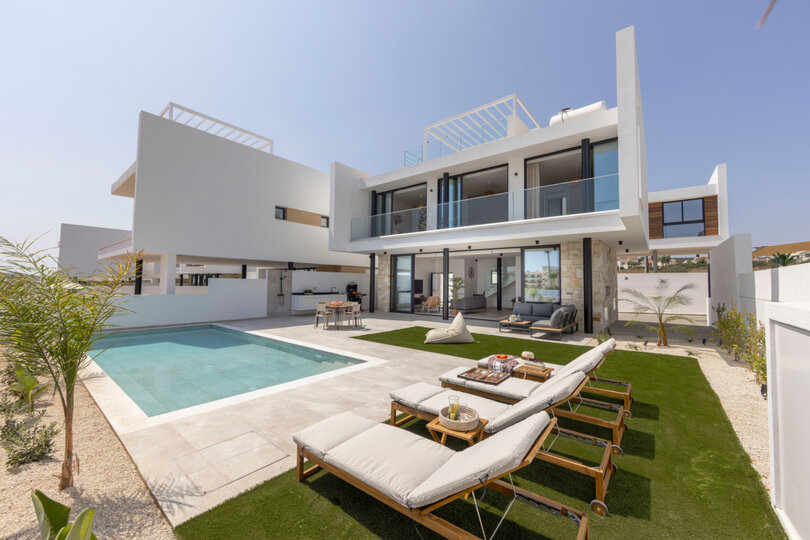 5 Star Villa Protaras Aqua Pearl - Luxury Heated Pool Retreat, Paralimni, Cyprus