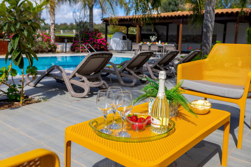 5 Star Villa Cape Greco Palm Oasis - Private Garden Retreat