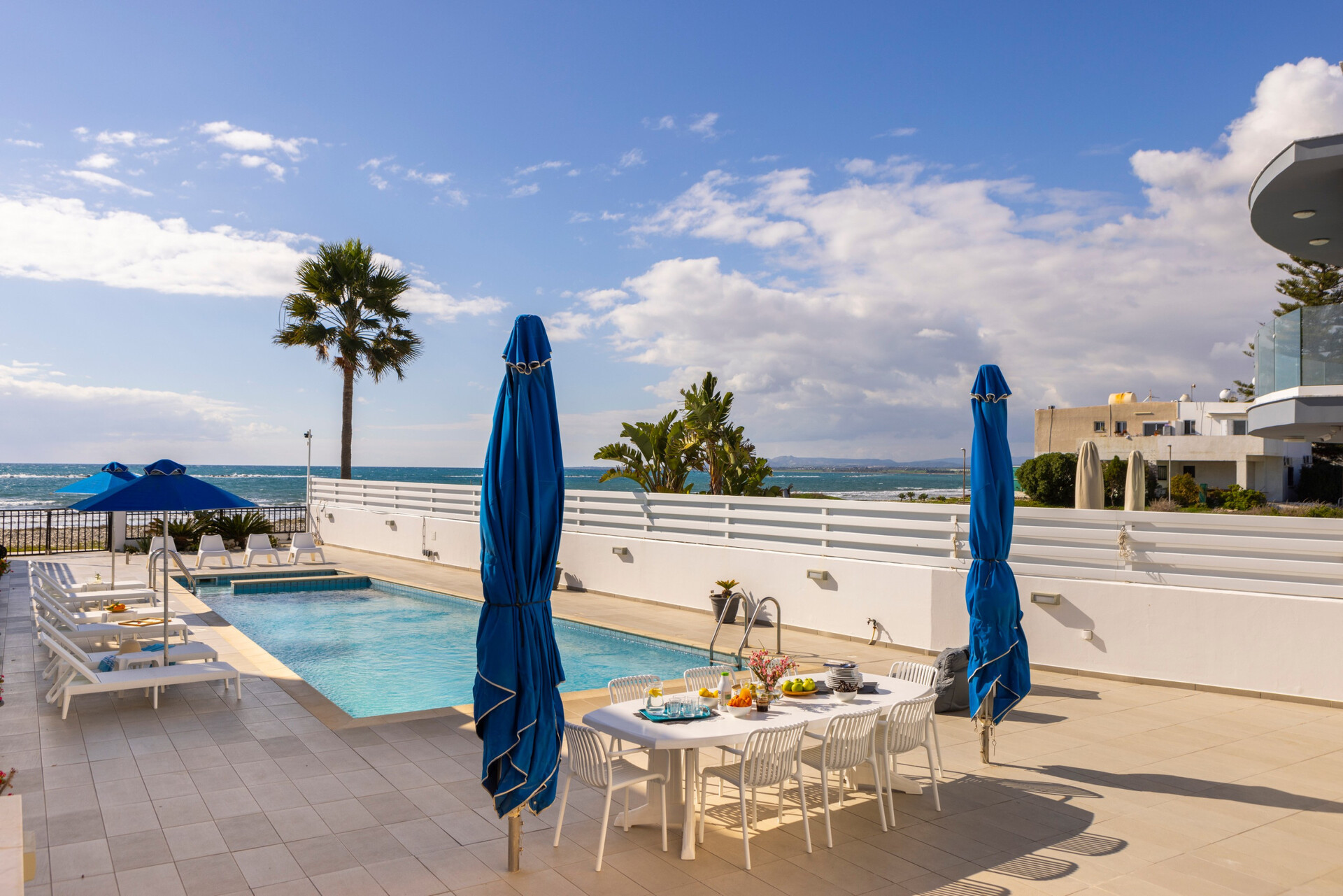 5 Star Villa Faros Beachfront Escape - Sunset Seaside Retreat