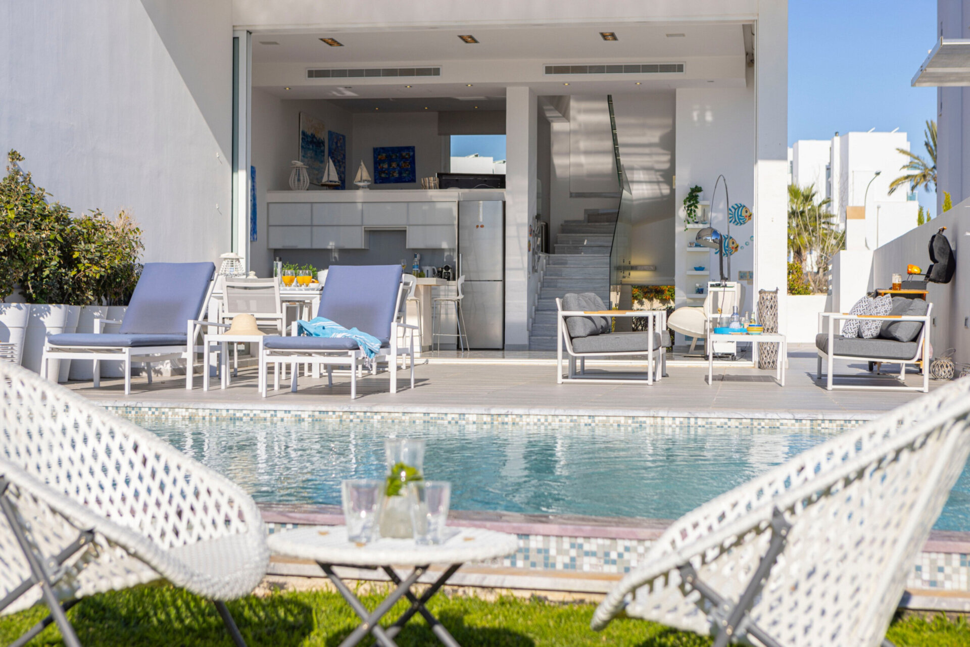 5 Star Villa Elaia Seafront - Panoramic Coastal Escape