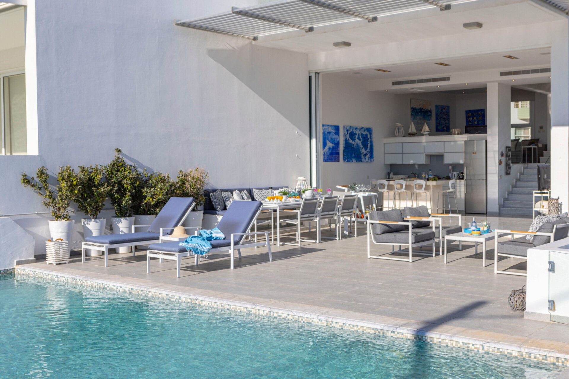 5 Star Villa Elaia Seafront - Panoramic Coastal Escape