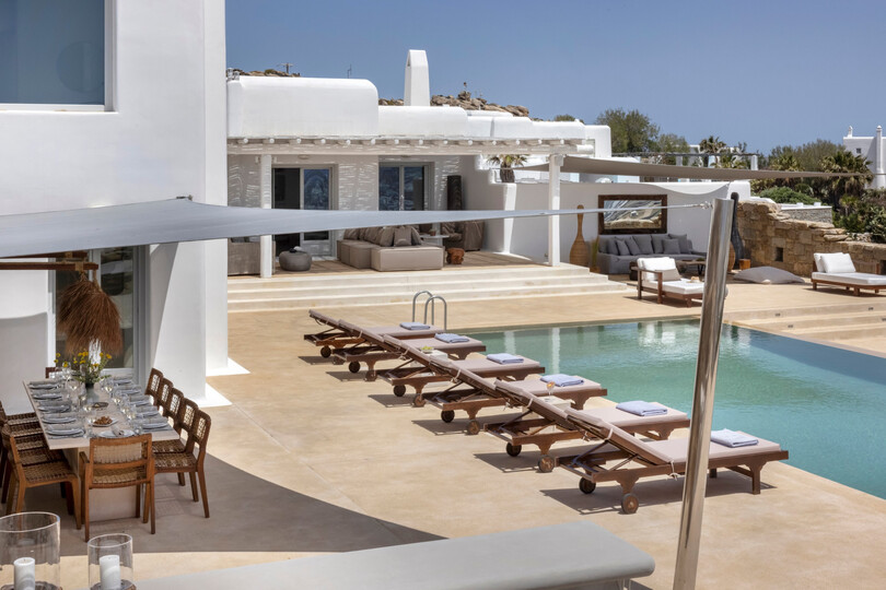 5 Star Villa Mykonos Seaview Alea - Exclusive Luxury Island Escape