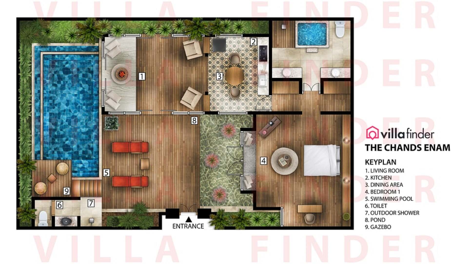 5 Star The Chand’s One – Sunset Beachfront Retreat