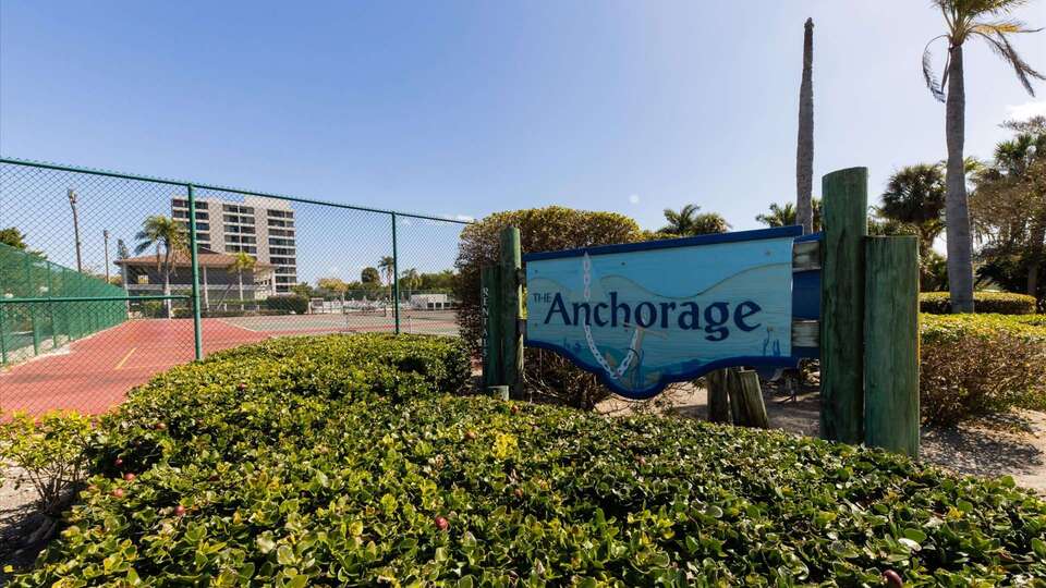 Front Entrance at The Anchorage on Siesta Key