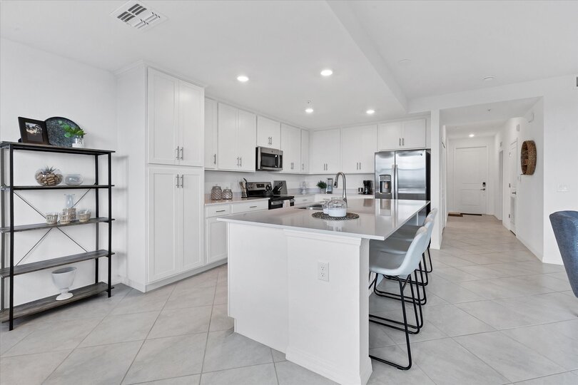 Bright, open living space