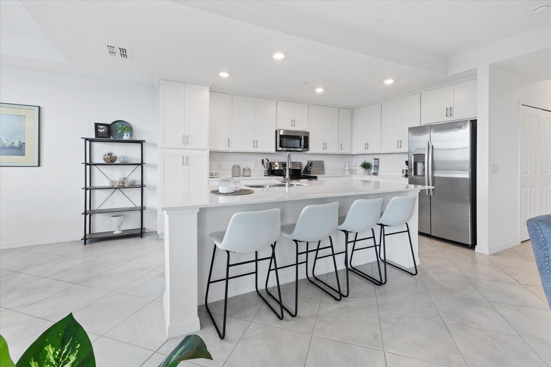 Bright, open living space