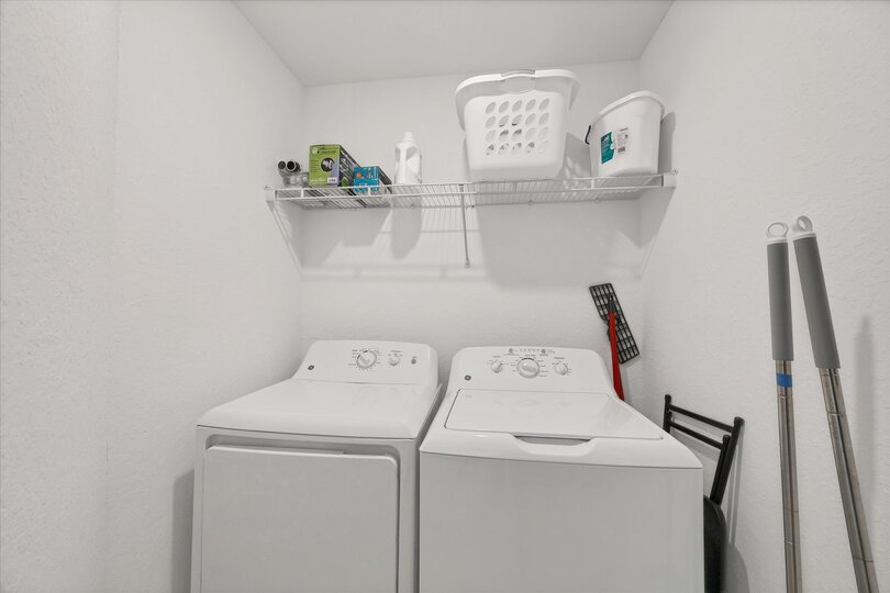 Full-size washer & dryer