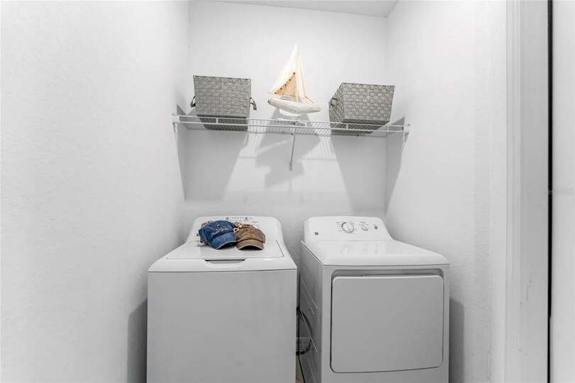 Full-size washer & dryer