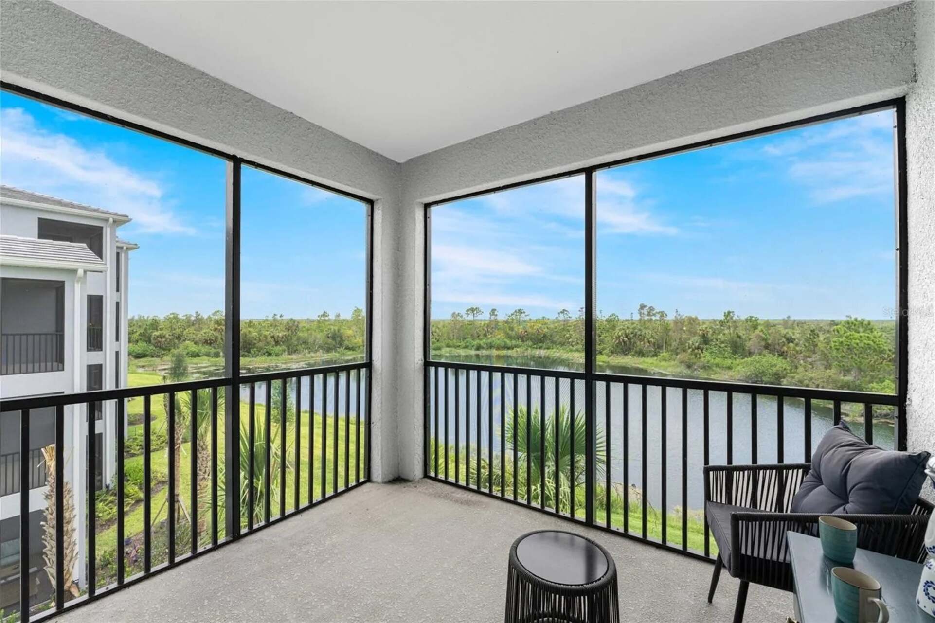 Beautiful waterview with nature preserve beyond