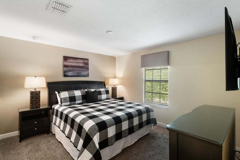 King Bedroom 4 Upstairs 55" Smart TV