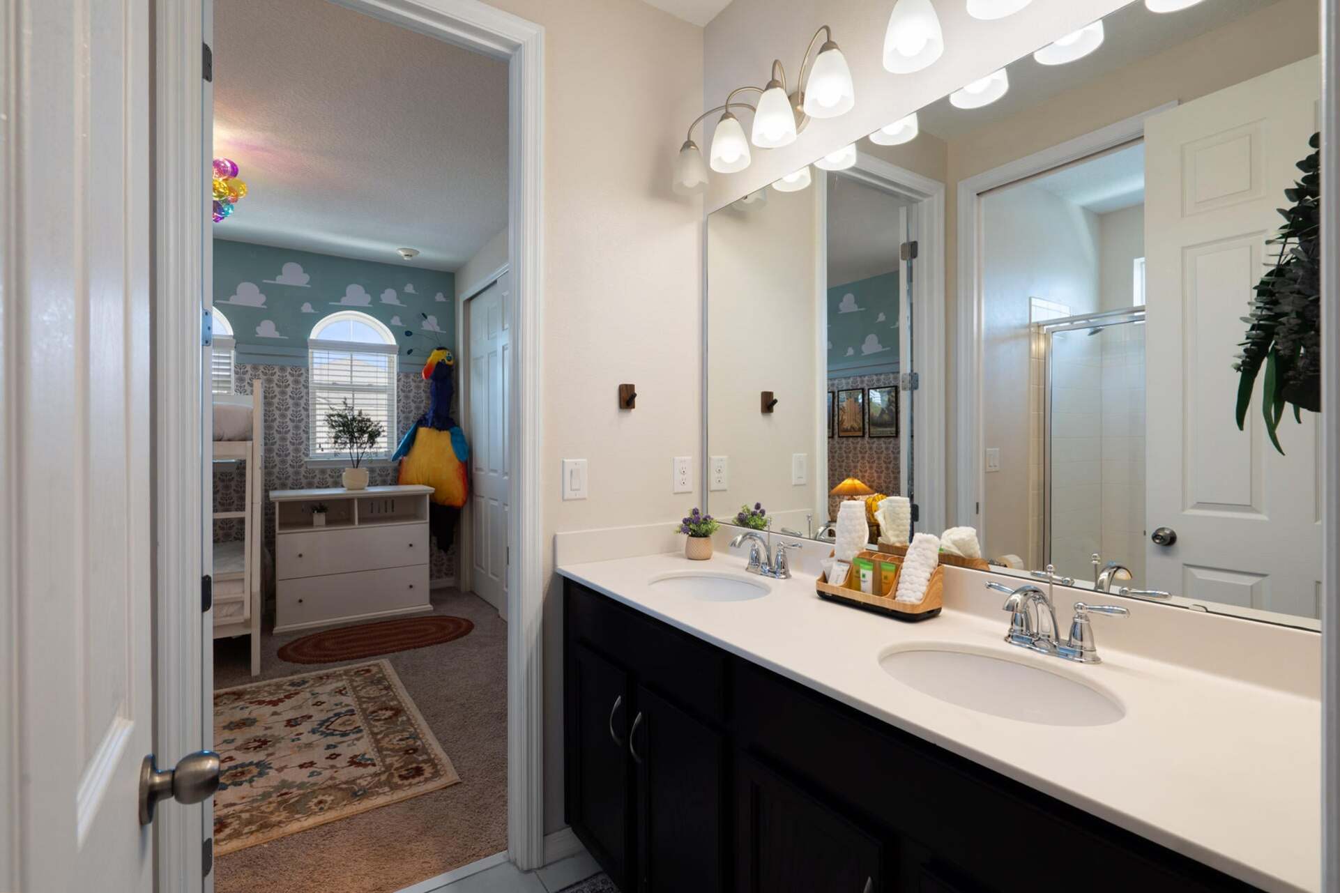 Jack N Jill Bathroom Upstairs 2 Shower