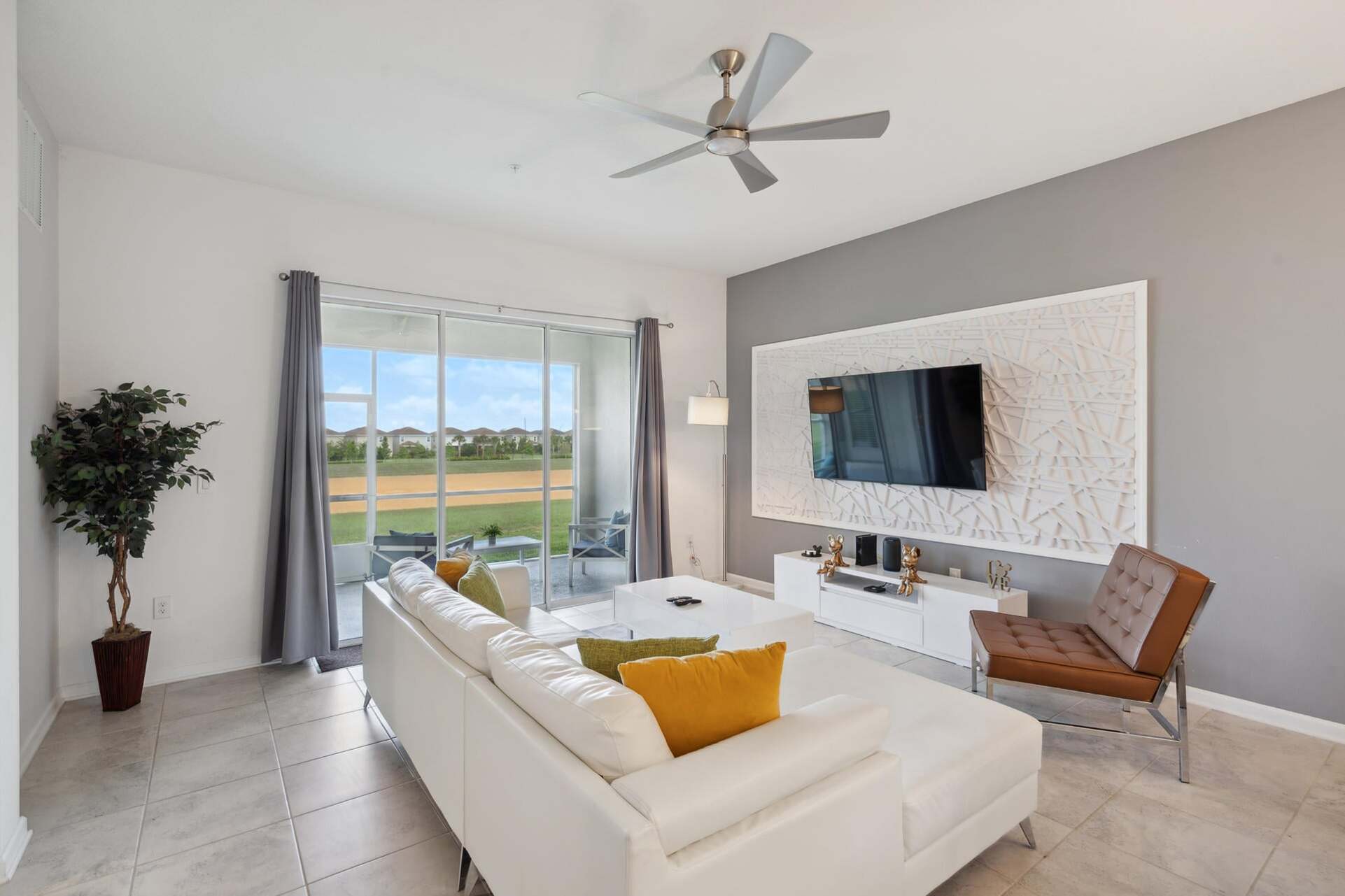 Living Room 65" Smart TV
