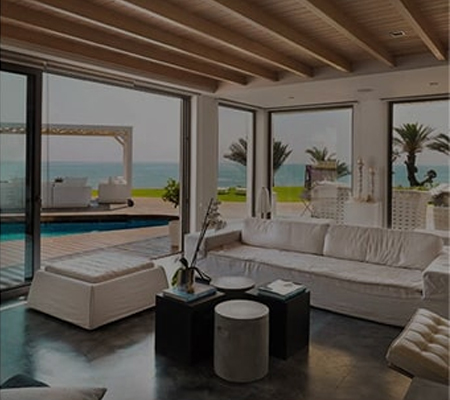 Cyprus beachfront villas with modern design