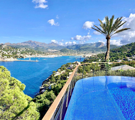 Mallorca Mediterranean coast luxury villas